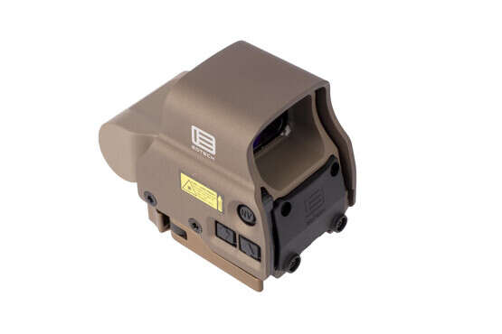 EOTech EXPS3-2 holosight with raised base and tan finish features push button controls and nightvision capabilities